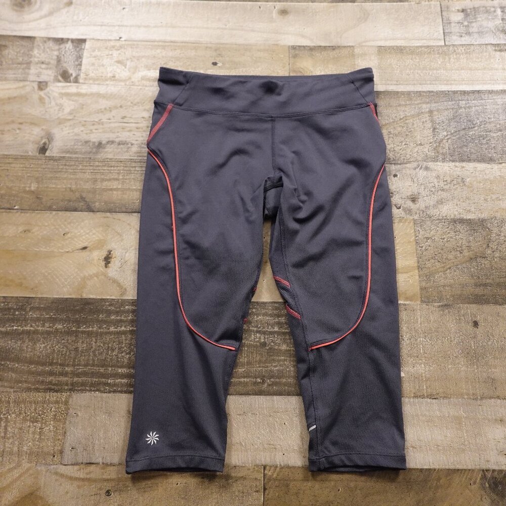 Athleta Quickstep Capri legging women's medium gray